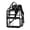 E, variant on Clear Sch-ool Backpacks Set Back to Scho-ol Gift Blue Dinosaur Transparent Backpacks for G-irl B-oy K-id Heavy Duty Bookbags Middle Sch-ool Travel Pack, Black