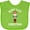 Apple Green, variant on Inktastic Babys 1st Christmas Nutcracker Boys or Girls Baby Bib