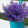 thumbnail image 2 of 8 Bundles Artificial Lavender Flowers,UV Resistant Faux Plastic Greenery Plants for Indoor Outside Hanging Plants Garden Porch Window Box Home Wedding Decor (Purple), 2 of 6