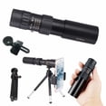 thumbnail image 1 of Telescopio monocular 10-300X40 mm con soporte para teléfono inteligente y trípode, compacto y resistente al agua, 1 of 8