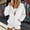 White, variant on IUYRTFE Women Zip Up Hoodie Jacket Raglan Sleeve Solid Color Casual Coat for Fall Winter Daily Wear