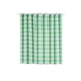 thumbnail image 6 of Efavormart 2 Panels White/Mint Polyester Chevron Design Thermal Insulated Blackout Room Darkening Grommet Top Curtain 52"x96", 6 of 10