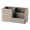 Beige, variant on PU Leather Office Desk Pen Pencil Holder Multi-functional Desktop Organizer Storage Box Business Card Pen Pencil Mobile Phone Remote Control Stationery Holder Home Table Top Organizer White