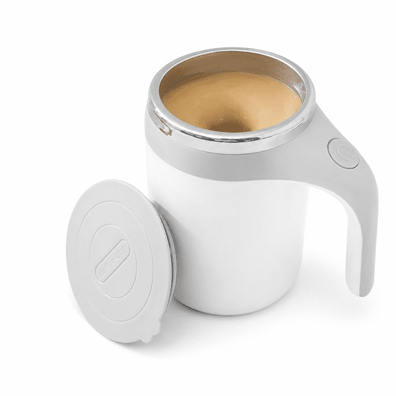 Automatic Magnetic Coffee Stirring Mug, Self-Stirring Battery-Powered Mixing Cup for Coffee Tea, 12.85oz