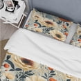 thumbnail image 4 of Designart "Ivory Elegancen Boho Style III" Floral Bedding Covert Set - Cottage Bed Set With 1 Sham, 4 of 5