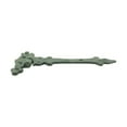 thumbnail image 6 of Renovators Supply Black Wrought Iron Strap Hinge 7 in Southern Charm Style Spear Tip Flush Mount Heavy Duty Strap Gate and Door Hinges w/Hardware Pack of 6, 6 of 8