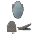 thumbnail image 3 of JUNWELL Fish Shape Anti-Scalding Oven Gloves Mitts Potholder Kitchen Silicone Gloves Heat Resistant Gloves, 3 of 5