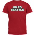 thumbnail image 1 of On to Seattle Red Adult T-Shirt, 1 of 1