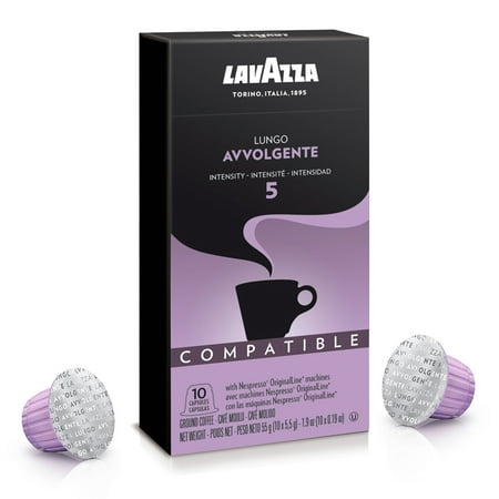 Lavazza Avvolgente Nespresso Coffee Capsules, 10 (Best Nespresso Lungo Flavor)
