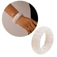 thumbnail image 2 of Lerpwige Elegant Color Transition Acrylic Bracelet Modern Circular Jewelry For Women Girl, 2 of 20