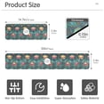 thumbnail image 3 of Yayeee Faucet Mat for Kitchen Sink 14.7" Diatomite Long Splash Guard Pad, Art Water Lilies Pattern, 2 Pack, 3 of 7
