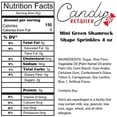 thumbnail image 2 of Candy Retailer Mini Green Shamrock Shape Sprinkles 4 oz, 2 of 4