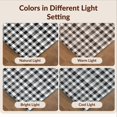 thumbnail image 7 of Design&I 6'x9' Washable Area Rug Plaid Gingham Checkered Featuring Uniform Motifs Layered for Living Room, Family Indoor, Oversized Skid-Resistant, 7 of 7