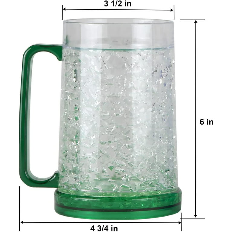 Gel Freezer Pilsner Glass, Various Colors (Set of 4)