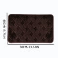 thumbnail image 4 of AuroraX Bathroom Rug Non Slip Backing Washable Brown Large Absorbent Quick Dry Bath Rugs for Bathroom Floor Bath Mat for Tub, 4 of 7