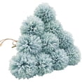 thumbnail image 4 of Zukuco 10pcs Artificial Chrysanthemum Ball Flowers for Important People Glorious Moral Home Office Coffee Wedding (Blue), 4 of 5
