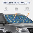 thumbnail image 5 of Uemuo Animals1 Printed 2 PCS Car Windshield Sun Shade, Auto Sun Heat and UV Rays Blocker, Foldable Automotive Front Window Sunshade Protector, 5 of 7