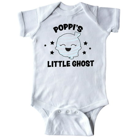 

Inktastic Cute Poppi s Little Ghost with Stars Gift Baby Girl Bodysuit