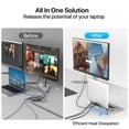 thumbnail image 2 of Soporte USB C para portátil CIXUN 7 en 1 con HDMI 4K, 2 of 9