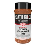 Heath Riles BBQ Rub - Honey Chipotle Seasoning, Champion Pitmaster Recipe, Legendary Rubs For Smoking & Grilling, 70+ BBQ Championships, 12 oz.