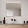 thumbnail image 4 of Fenice 36" Aluminum Surface-Mount/Reccessed Lighted Mirror Medicine Cabinet, 4 of 18