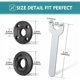 thumbnail image 2 of Brida de respaldo para amoladora, juego de tuercas de seguridad para un fácil reemplazo de piezas, construcción de metal que garantiza durabilidad y estabilidad, compatible con Bosch Dewalt Black &, 2 of 5