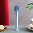thumbnail image 1 of ¡Precio rebajado! Cuchillo y tenedor portátil tres en uno, cuchara y tenedor de plástico familiar, vajilla de comida occidental, juego para niños por un período limitado, 1 of 4