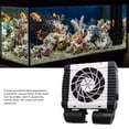 thumbnail image 3 of Aquarium Fan, Simple Fashion Adjustable Stepless Speed Change Aquarium Cooling Fan US Plug 100-240V  For Fish, 3 of 8
