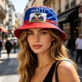 thumbnail image 6 of 2026 New National Flag Bucket Hat, Unisex Breathable Sun Protection Hat, Packable Wide Brim Fisherman Cap for Soccer Fans Outdoor Hiking Travel, 6 of 6