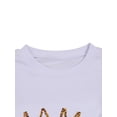 thumbnail image 3 of Mommy and Me Matching T-Shirt Letters Print Long Sleeve Pullover Sweater Tops Blouse Family Fall Outfit, 3 of 6