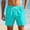Mint Green, variant on Swimming Trunks for Men 2026 Solid Color Quick-Dry Breathable Cargo Drawstring Waist Swim Trunks Summer Beach Shorts with Triangle Liner and Pockets Army Green XXL
