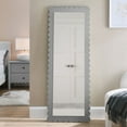 thumbnail image 5 of Modway Emmeline Scalloped Rectangle Floor Mirror in Light Gray, 5 of 9