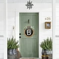 thumbnail image 4 of Sunjoy Tech Doorplate Garland Easy to Hang Colorfast Surname Letter Burr-free Wooden Optional Last Name Year Round Front Door Wreath Door Supply, 4 of 8