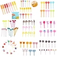thumbnail image 4 of 4//5/10/20pcs Christma Banana Fruit Fork Food Grade Plastic Cartoon Kid Ca Fruit Toothpick Bento Lunch Bento Decoration, 4 of 7