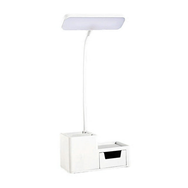 Lámpara LED De Escritorio Pequeña, Atenuación Continua, Cuidado De Los Ojos, Lámpara De Lectura LED De Cuello De Cisne, Luz De Escritorio, Luz De Noche, Luz De Mesa Para
