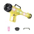 thumbnail image 1 of Máquina de burbujas eléctrica, pistola de burbujas con brazo de 21 orificios para niños, soplador automático de burbujas para niños, niñas y adultos, juguete al aire libre, 1 of 8