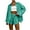 Mint Green, variant on Spring Tops for Women Womens Sets 2 Piece Outfits Women's Fashion Casual Solid Color Long Sleeved Shirt And Shorts Two-piece Set