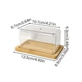 thumbnail image 4 of Organizador Mantequilla Acrílico Madera Refrigerador, 4 of 4