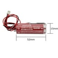 thumbnail image 3 of 2Pcs ER17/50 3.6V 2750mAh AA PLC Li-Battery with White Plug, 3 of 3
