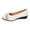 White, variant on Women Split Toe Shoes Wide Width Ballet Casual Shoes Comfort Casual Work Flat Simple Office Black 41