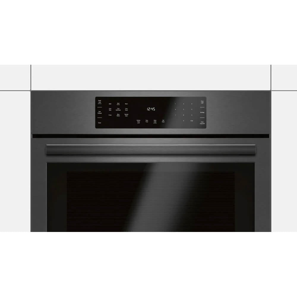 Bosch HBL8443UC 30 inch Black Stainless Steel Single Electric Convection Wall Oven