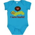 thumbnail image 3 of Inktastic I Love Books Bookworm Boys or Girls Baby Bodysuit, 3 of 5
