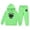 Light Green, variant on Toddler Outfit Sets Graphic Long Sleeve Sweatshirt Pullover Tops Joggers Pants Casual Kids 2 Piece Fall Outfits Girls