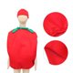 thumbnail image 3 of 1 conjunto de disfraces de tomate para actuación, ropa y sombrero de tela (120-130 cm), 3 of 5