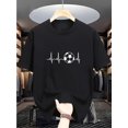 thumbnail image 1 of Youth Boys Football Casual Short Sleeve T-Shirt, 1 of 6