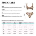 thumbnail image 4 of Kdxio Colorful Seashells Print Women's 2 Piece High Waisted Wrap Spaghetti Strap Summer Swimsuit Bikini Set-X-Large, 4 of 7