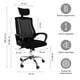 thumbnail image 3 of Silla de Oficina Gerencial TOPLIVING Color Negro CON Cabecera Ajustable Y Base Metalica Giratoria, 3 of 8