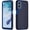 Deep blue + blue, variant on Phone Case for Motorola G Play 4G (2024), Heavy Duty 3-Layer Hybrid Silicone Shockproof Cover, for Moto G Play 2024 4G Protective Shell, Blue