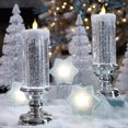 thumbnail image 1 of LED Christmas Candle with Base Flameless Candles Colorful Fantasy Crystal Candle Tourist Souvenir LED Night Lamp Battery Operated, 1 of 9