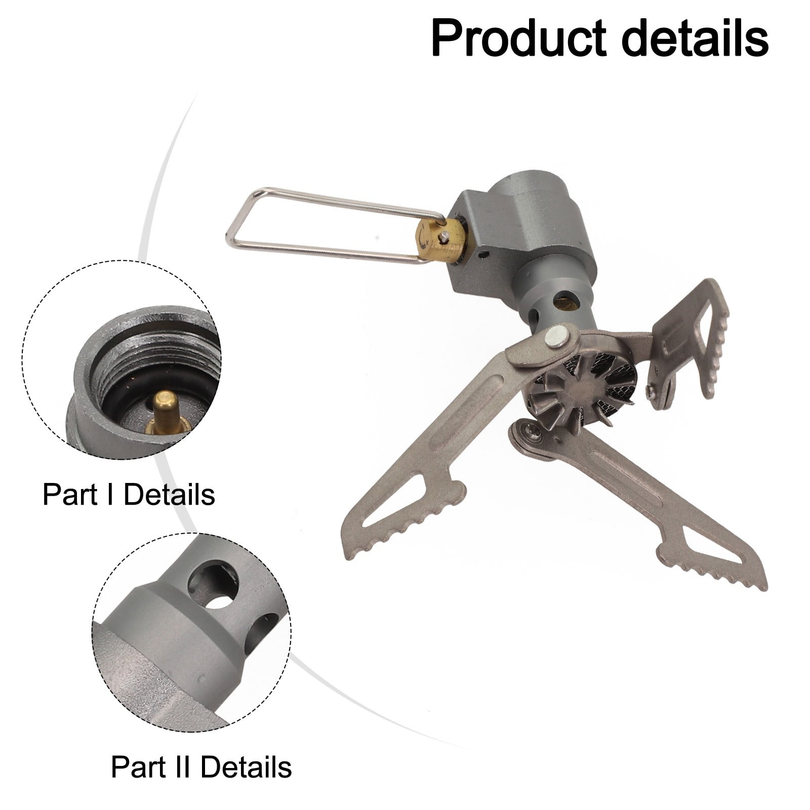 Sportact Camping Essentials,BRS-3000T Outdoor Gas Stove Portable Ultralight Stove Pocket Picnic Gas Cooker ,Outdoor Sports